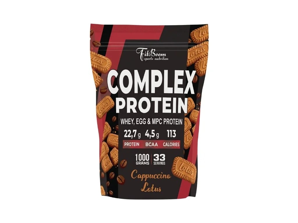 FitBoom Complex Protein 1000g capuccino caramel
