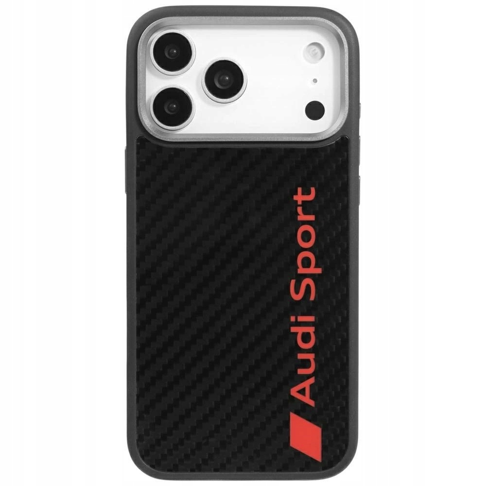 Pouzdro Audi R8 Carbon Fiber MagSafe pro iPhone 17 Pro Max černé