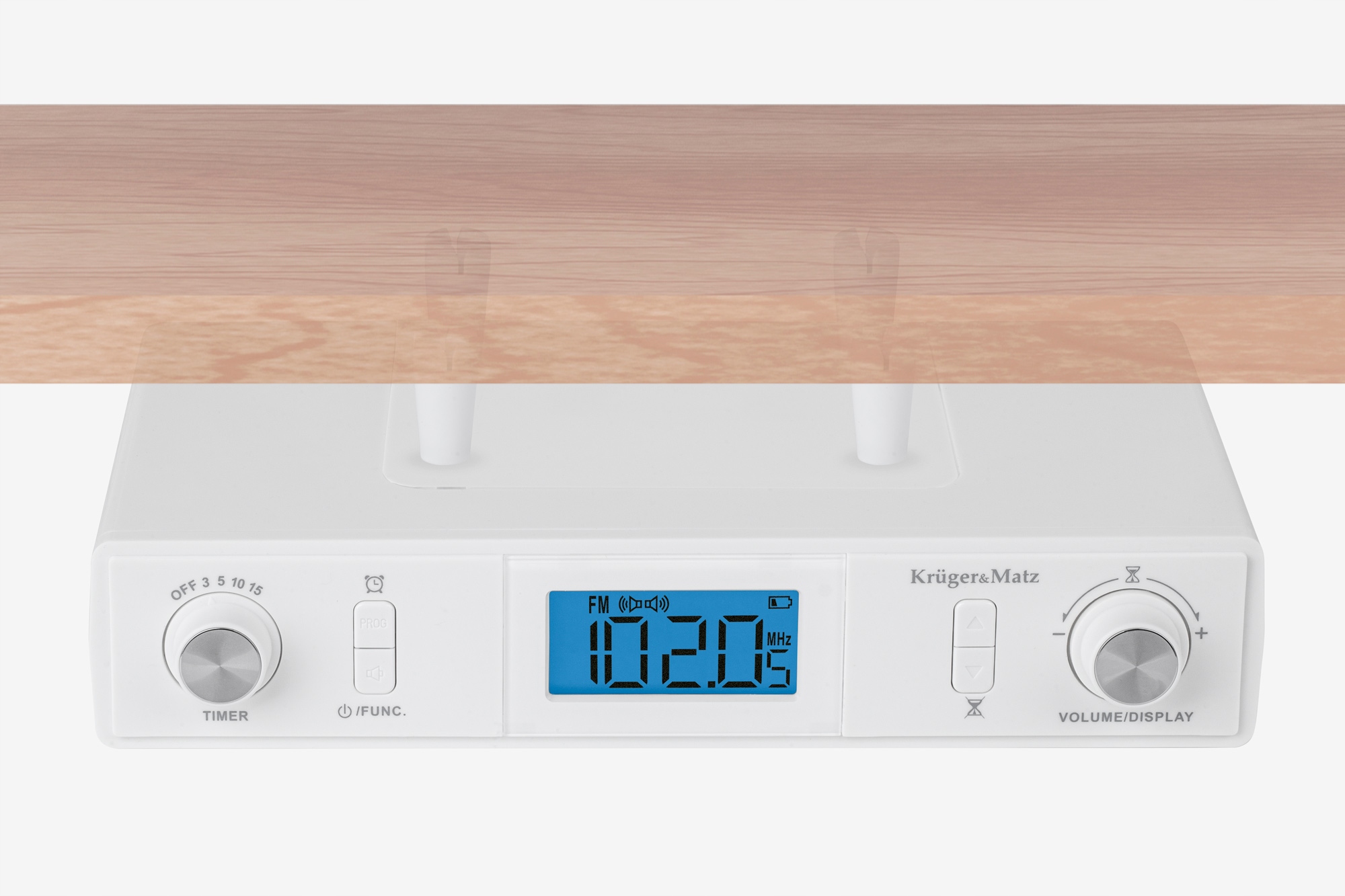 Radio kuchenne Kruger&Matz BT PODWIESZANE Waga produktu z opakowaniem jednostkowym 0.95 kg