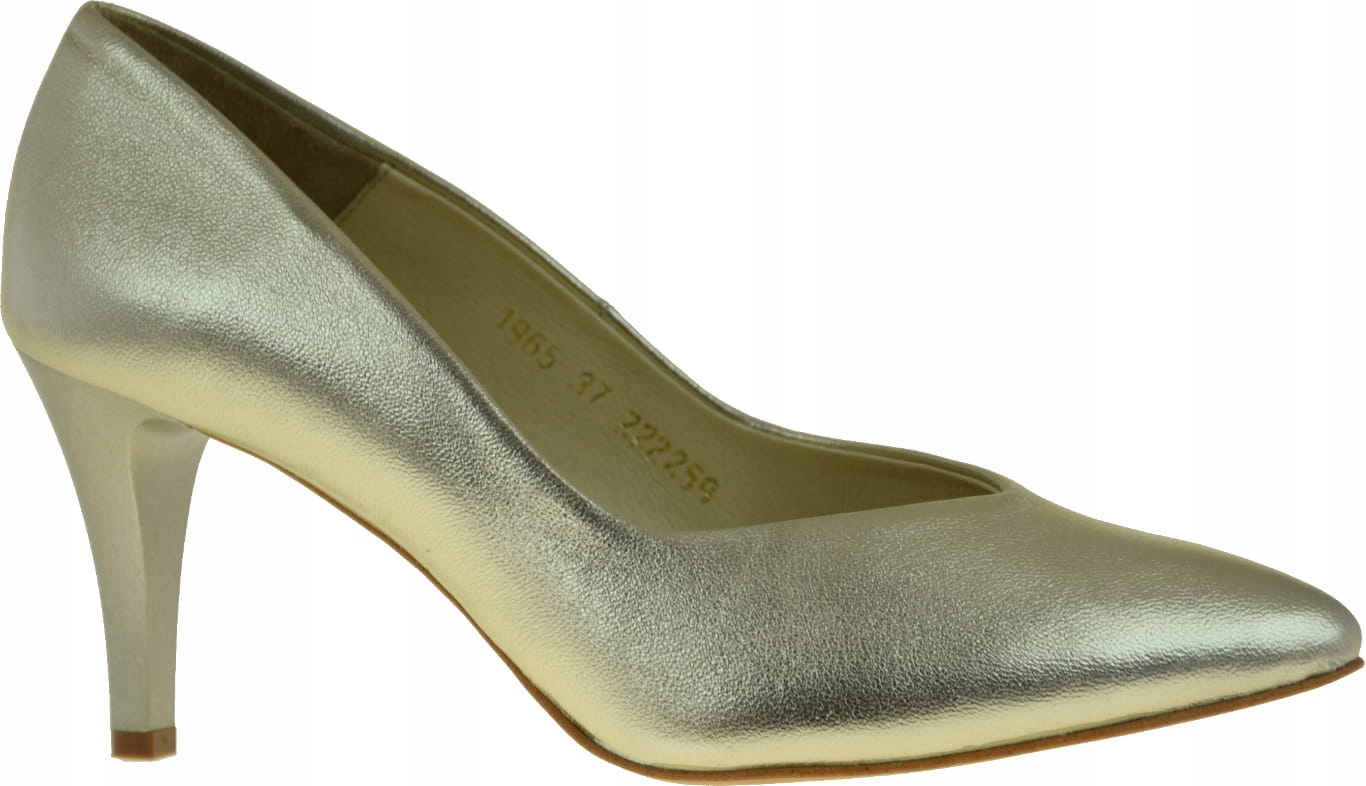 Dámské Lodičky Clasicco 1965 Zlatá Kůže Elegantní Komfortní VEL.36