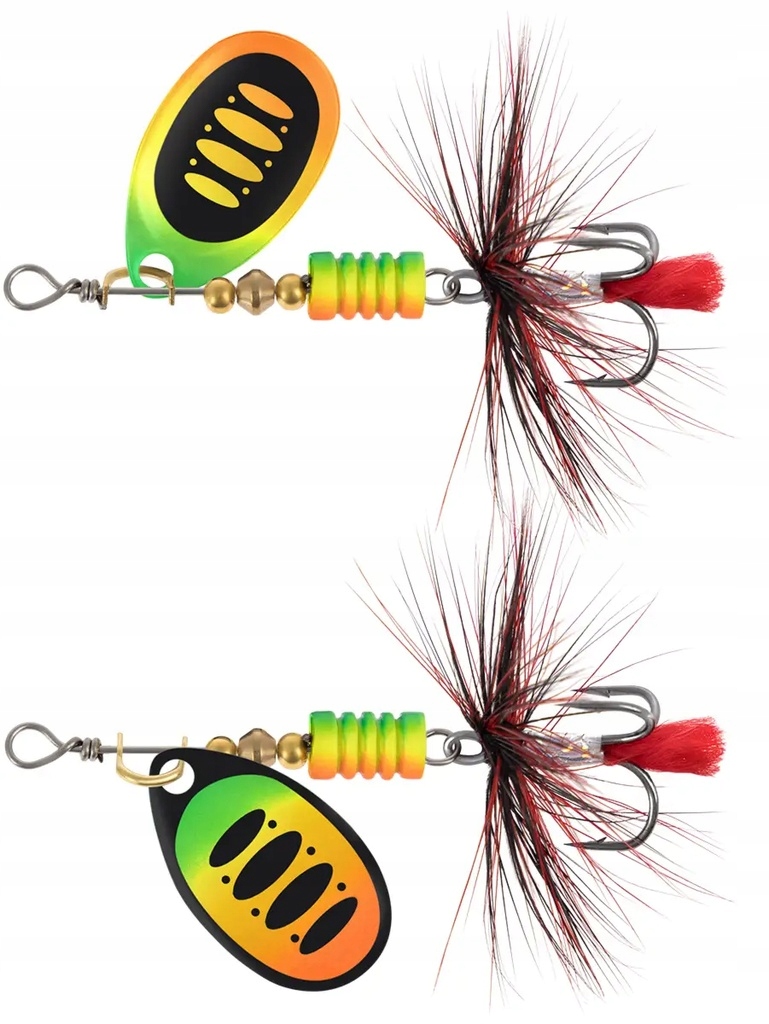 Błystka Obrotowa X-Fish obrotówka Termite nr 4 9.5g Fire tiger