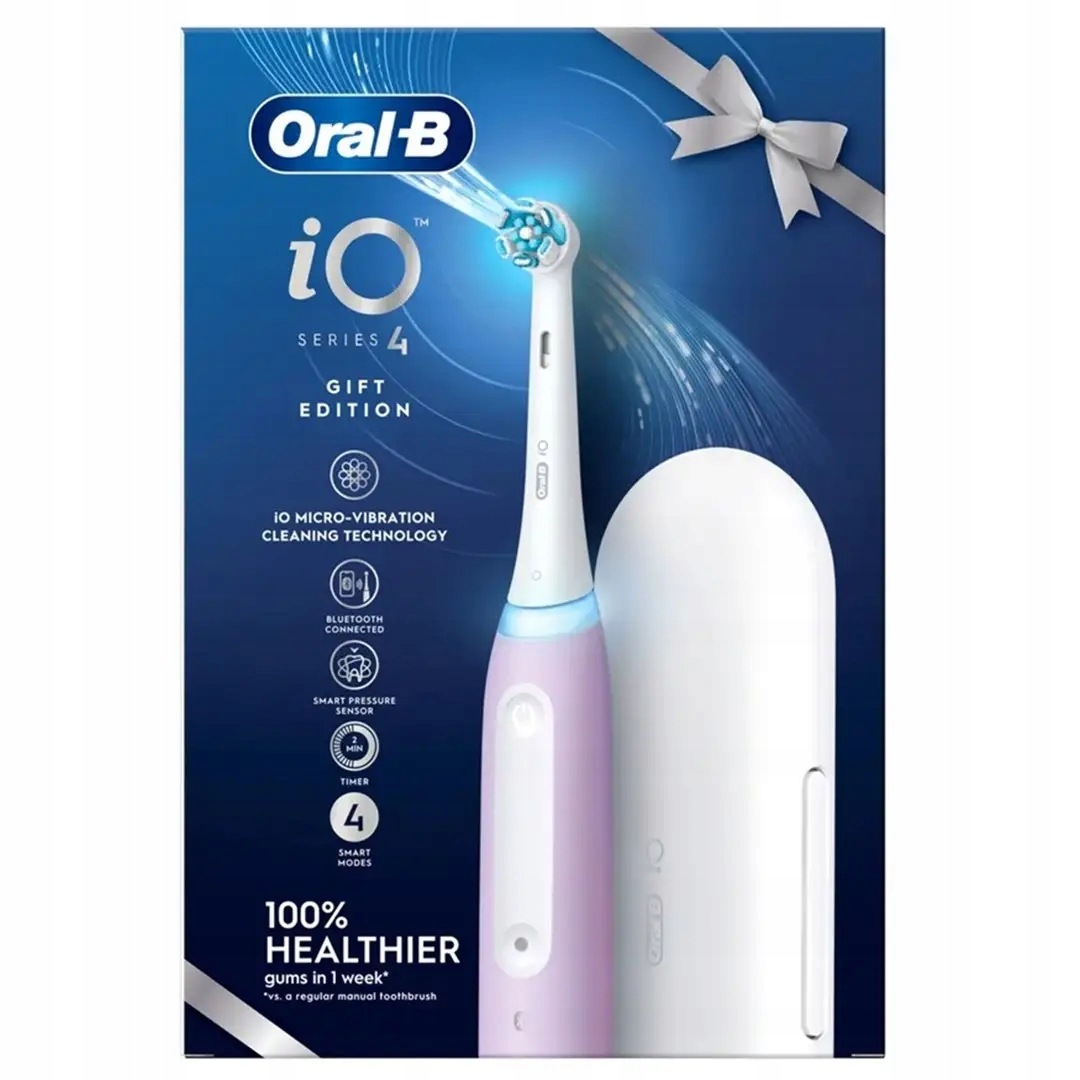 Szczoteczka Magnetyczna Braun Oral-B iO 4 Lavender+ Etui