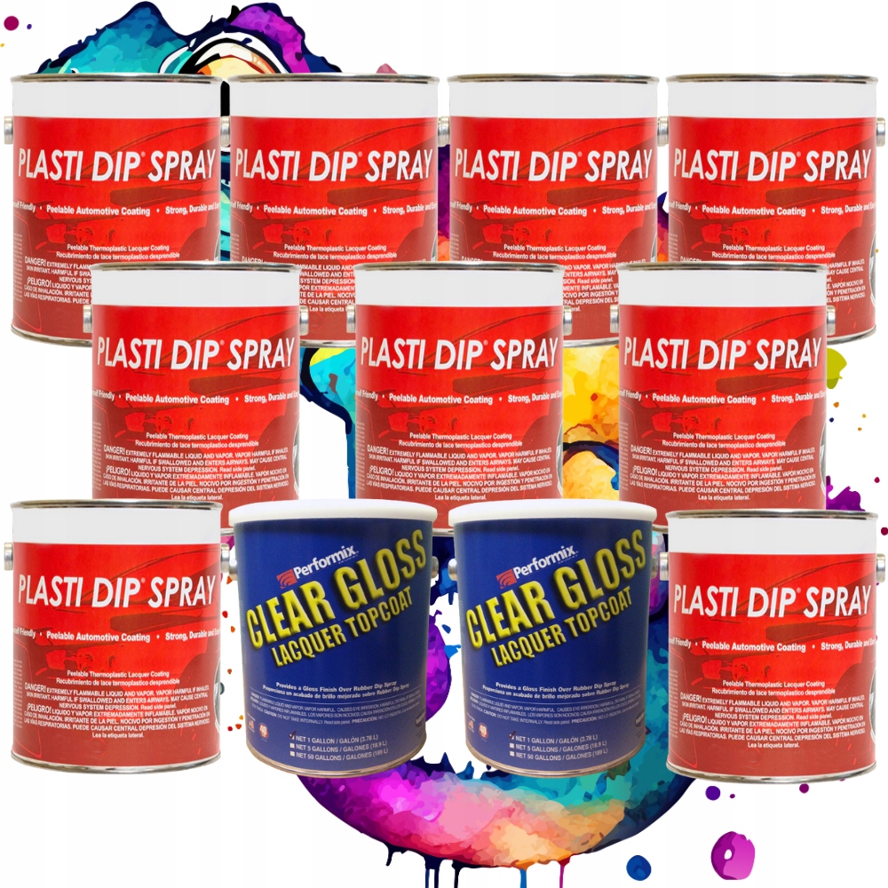 Plasti Dip PlastiDip malý set chameleón saténový odstrániteľný lak 11 litrov