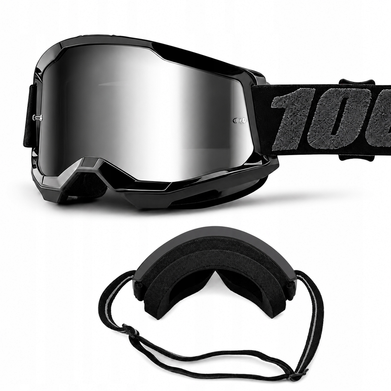 Brýle černé, černé, rychlé, motokros, enduro, lyže
