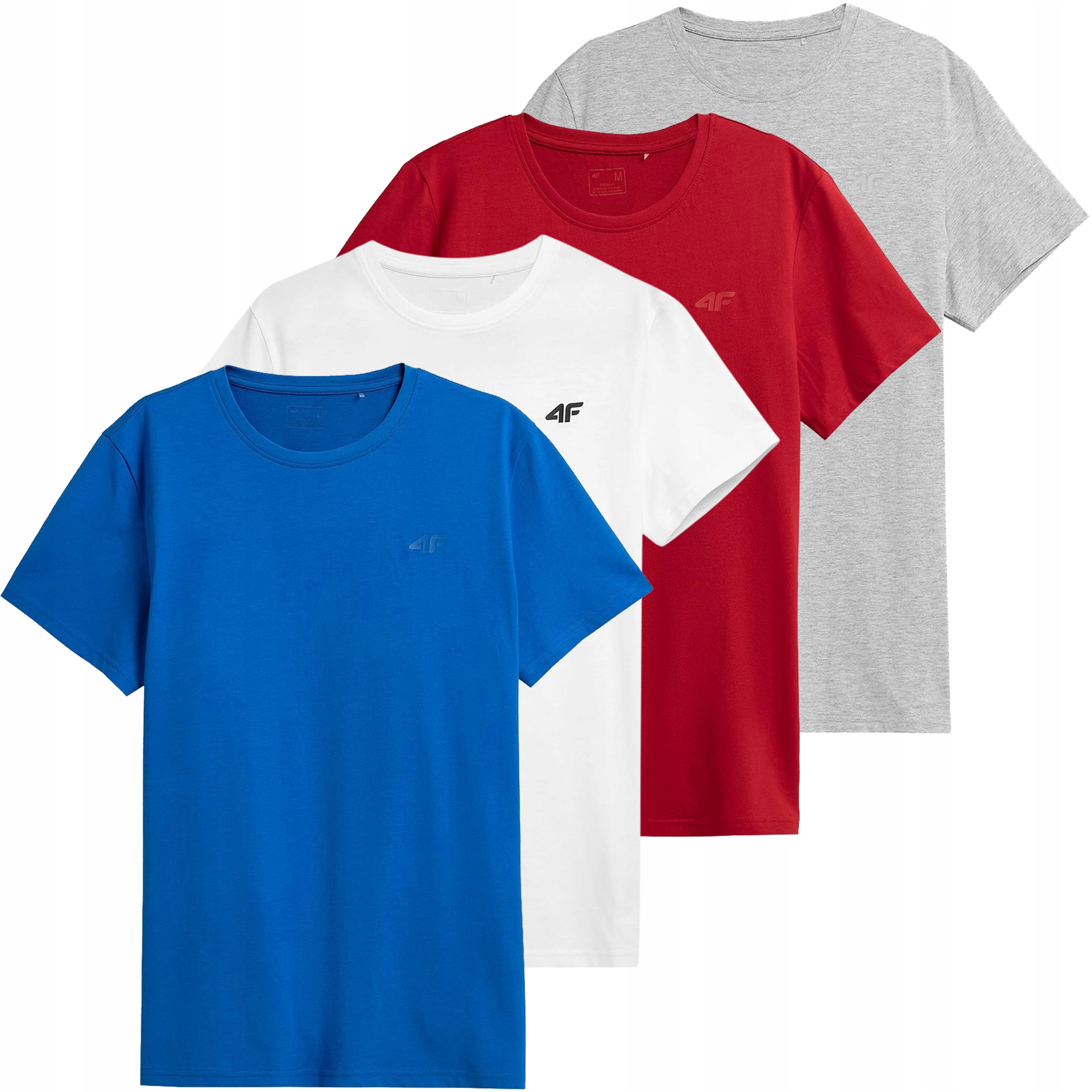 

Koszulka Męska 4F T-shirt Bawełna Wielopak Limited