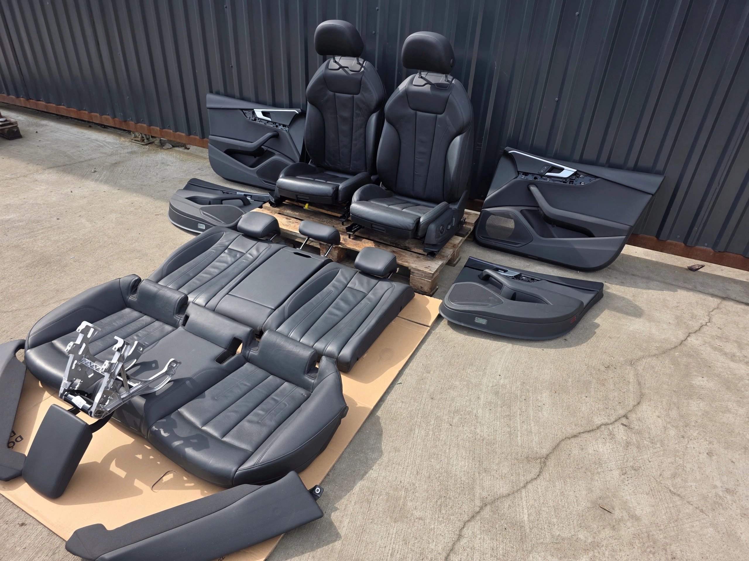 seat seats leather AUDI A5 8W SPORTBACK heated electrical REGULACJA