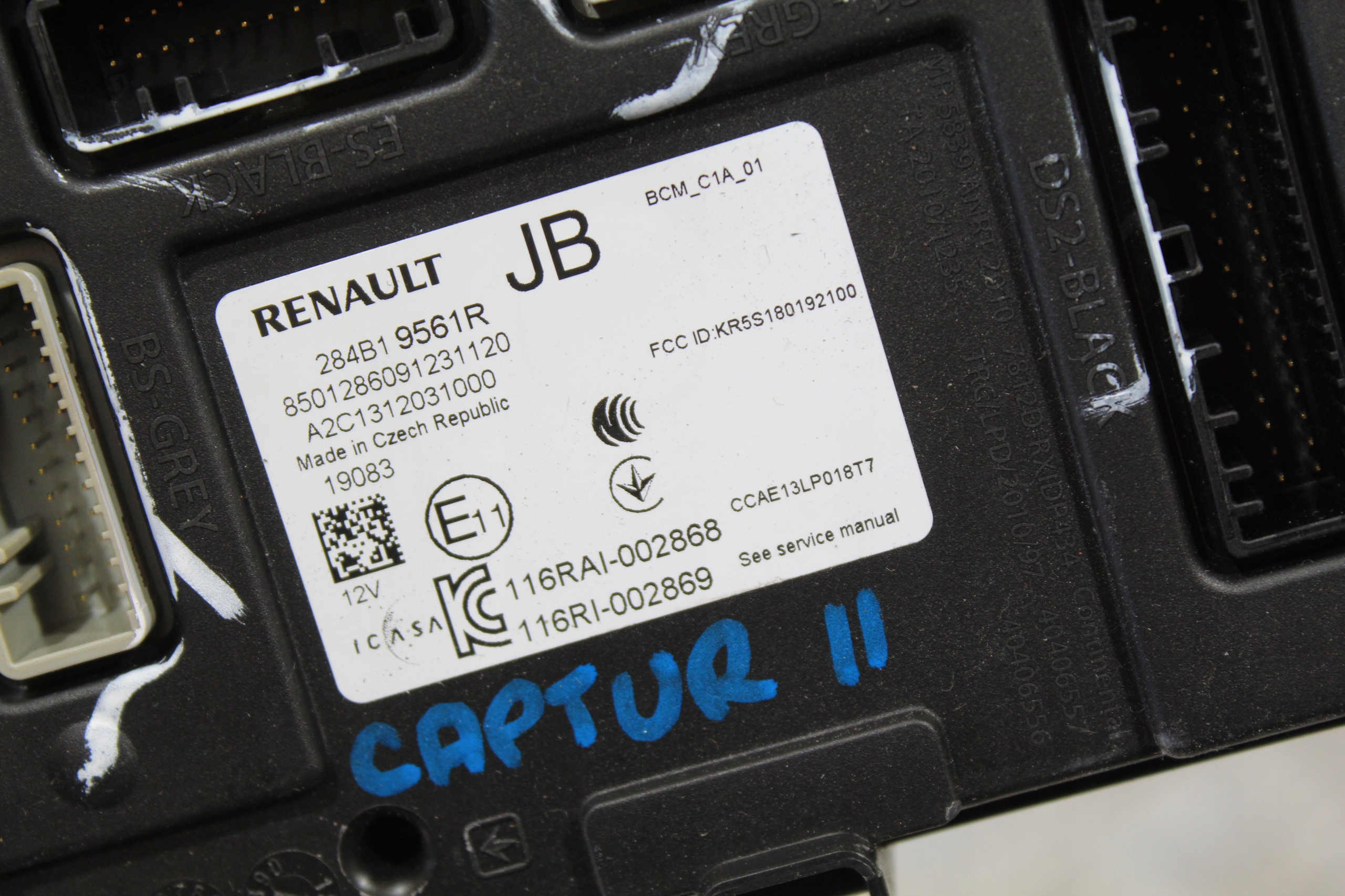 module control unit CAPTUR II 2 284B19561R