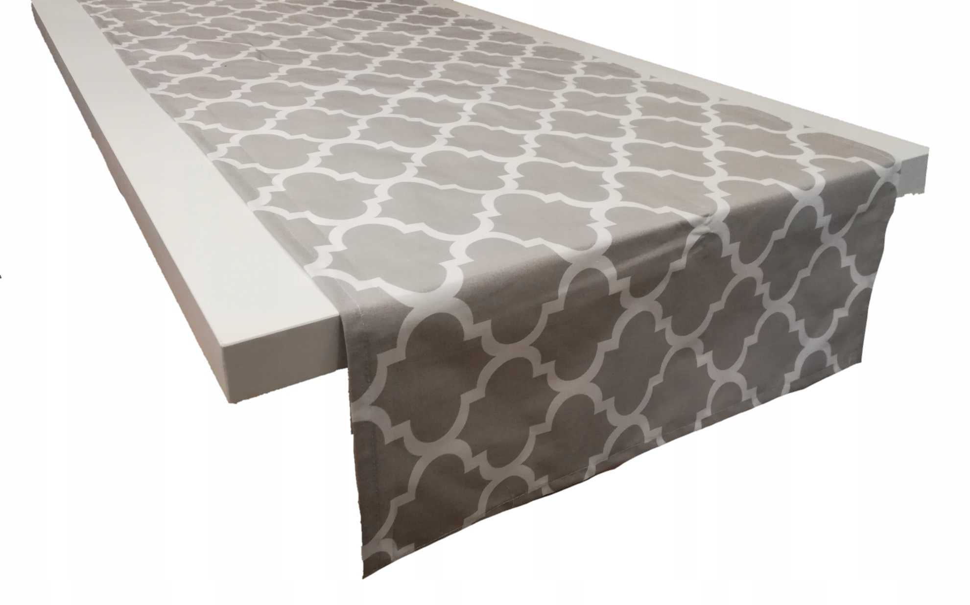 

Bieżnik ława stolik obrus Szare Maroko 40x120