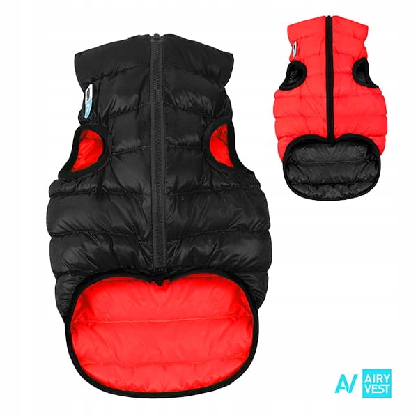 Levně Oboustranná bunda Airy Vest black/red velikost: S30