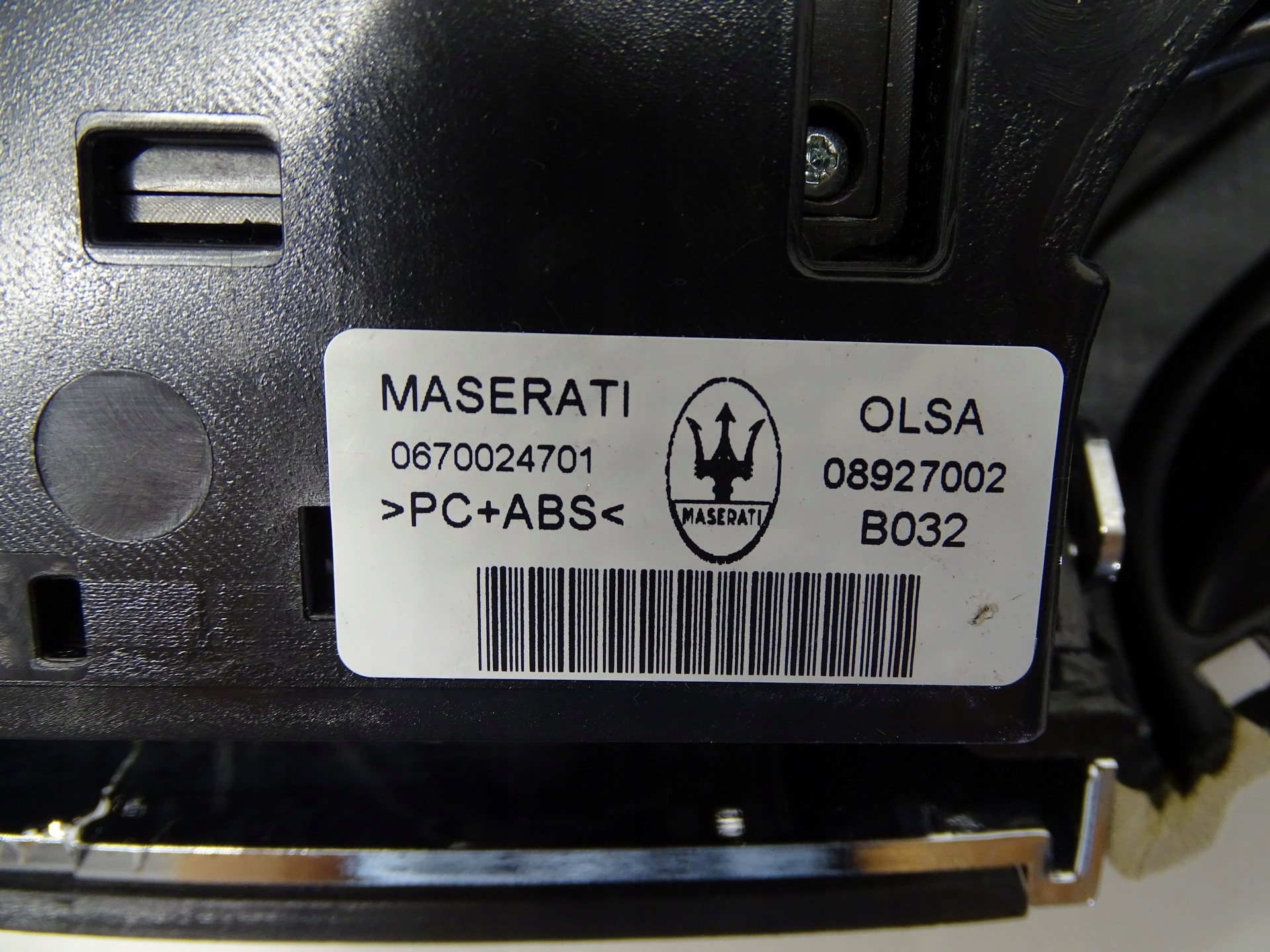 Leuchte SITZ vorne MASERATI GHIBLI2014 0670024701