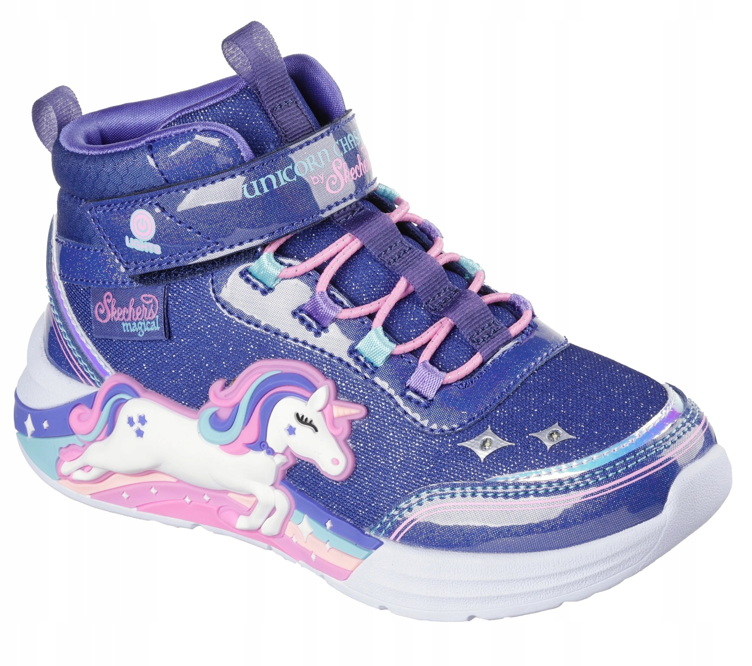 Buty młodzieżowe zimowe Skechers S-Lights: Unicorn Chaser Jumping Magic g