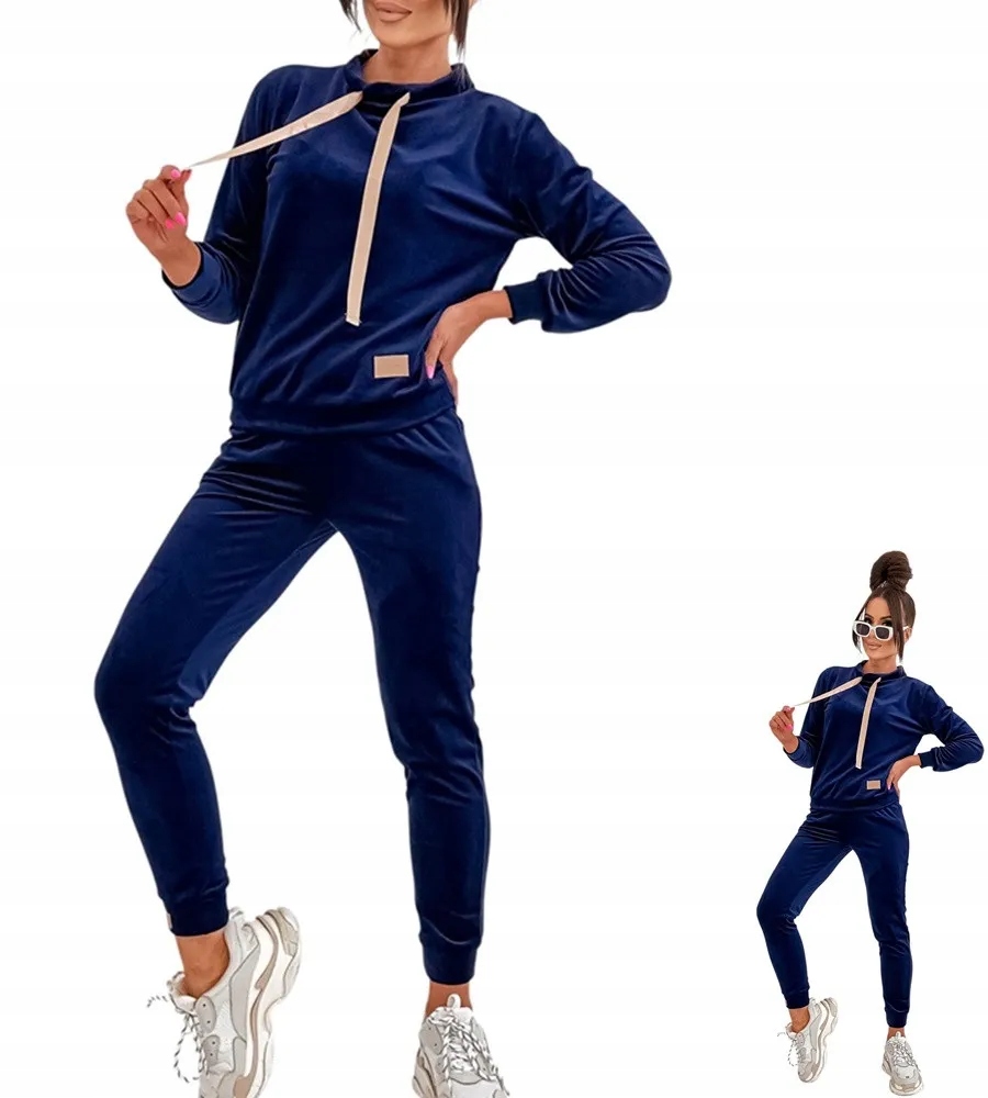 Dámská Teplákovka tepláková souprava bez kapuce M 38 tmavě modrá