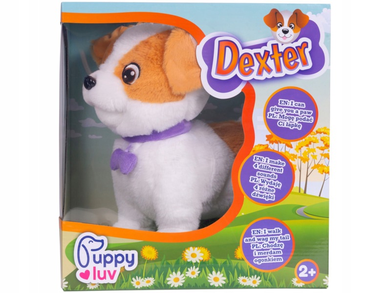 Zabawka interaktywna Huggy Luv Piesek Dexter DKO9278