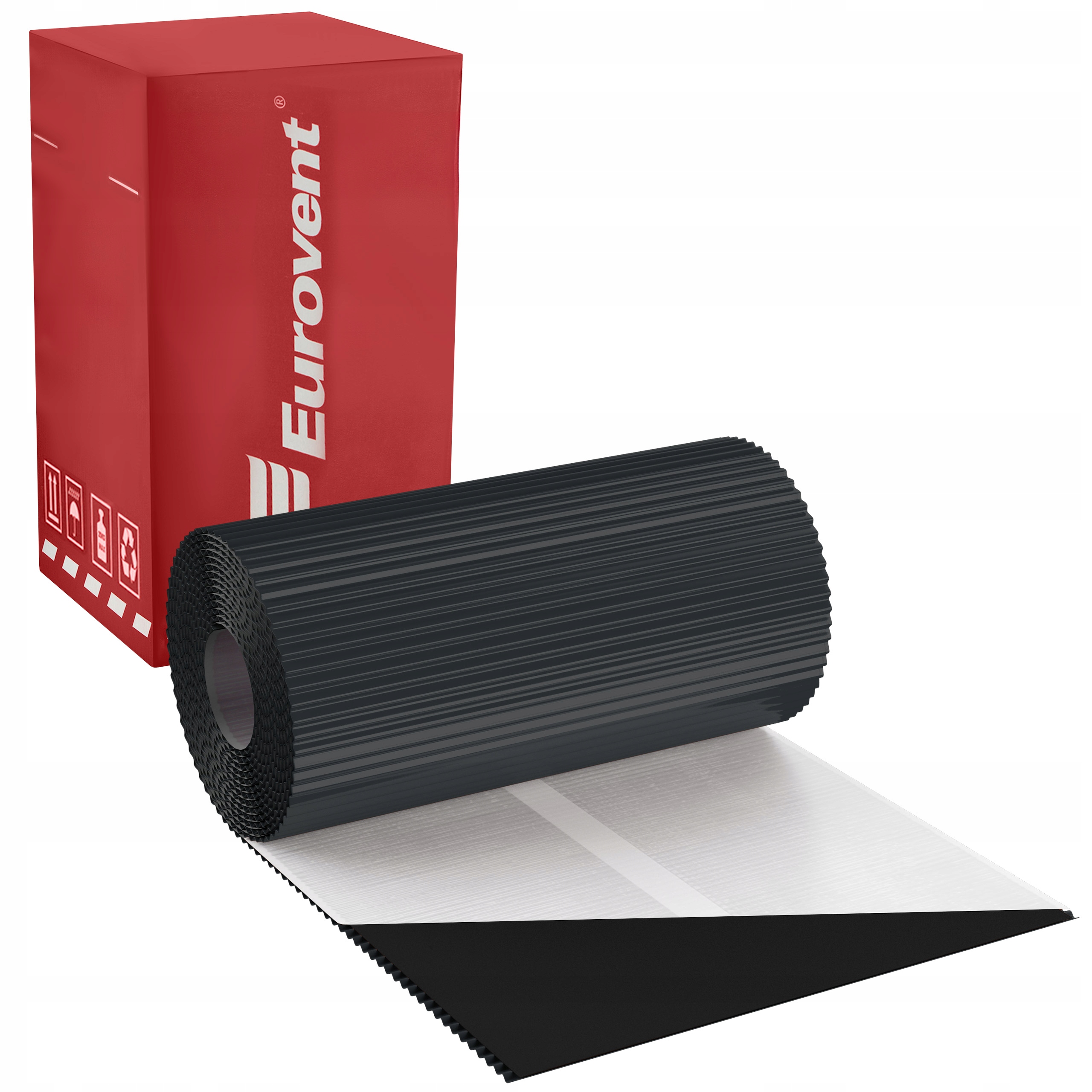 Komínová páska hliníková 5 m Ral 7021 Eurovent Standard Antrac