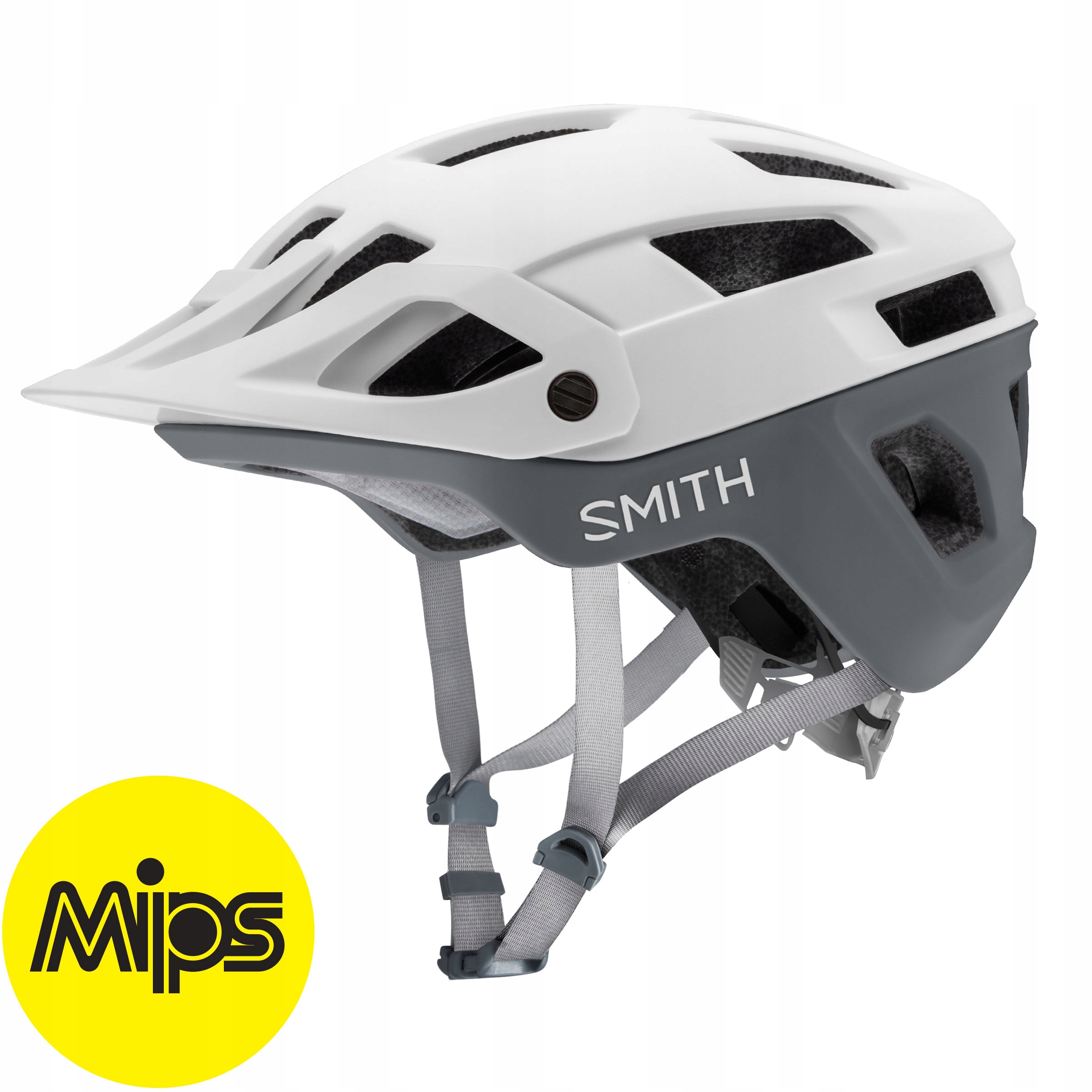 Kask rowerowy Smith Engage Mips Mtb Enduro white 59-62 L