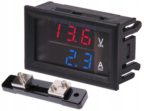 

Woltomierz amperomierz 100V 50A + bocznik 75mV