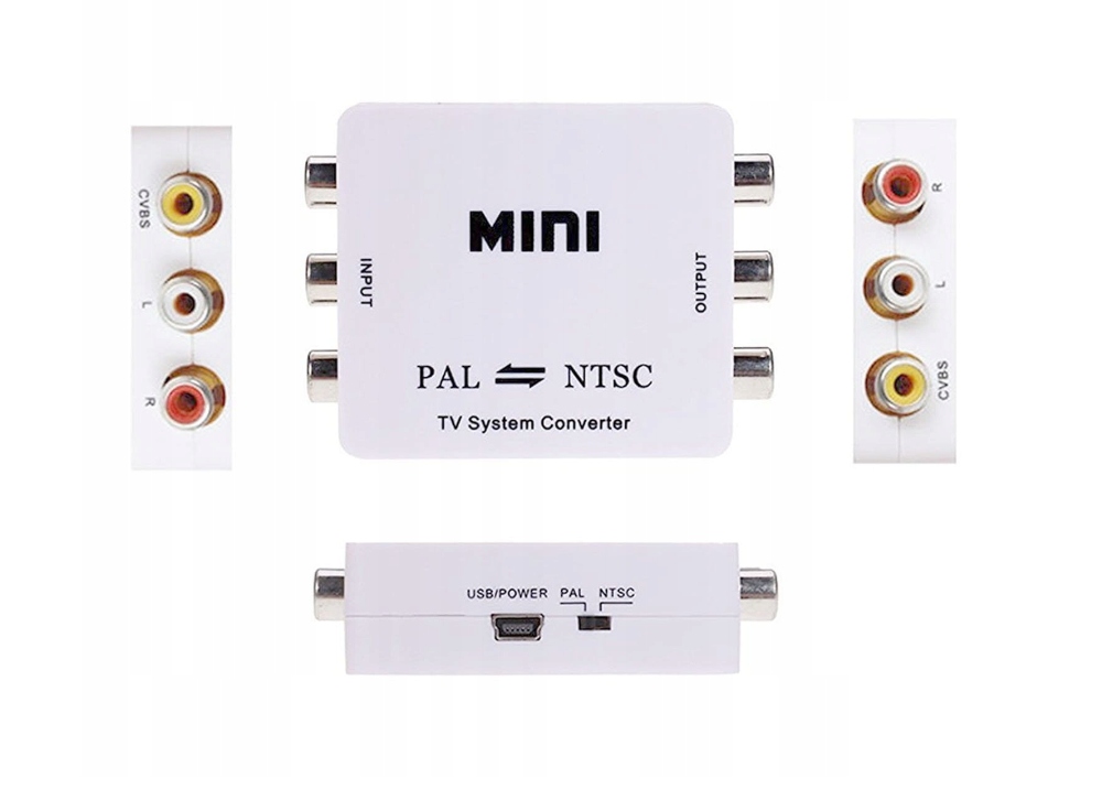 Przejściówka Konwerter PAL- NTSC NTSC-PAL Adapter