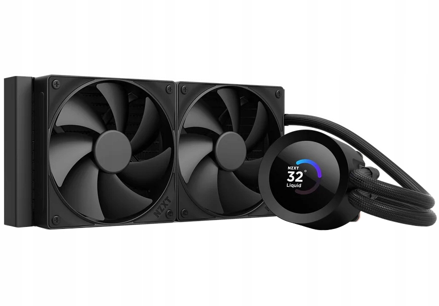 Nzxt vodní chladič Kraken 240 2x120mm fan 4-pin Pwm LCD disp. 6 let