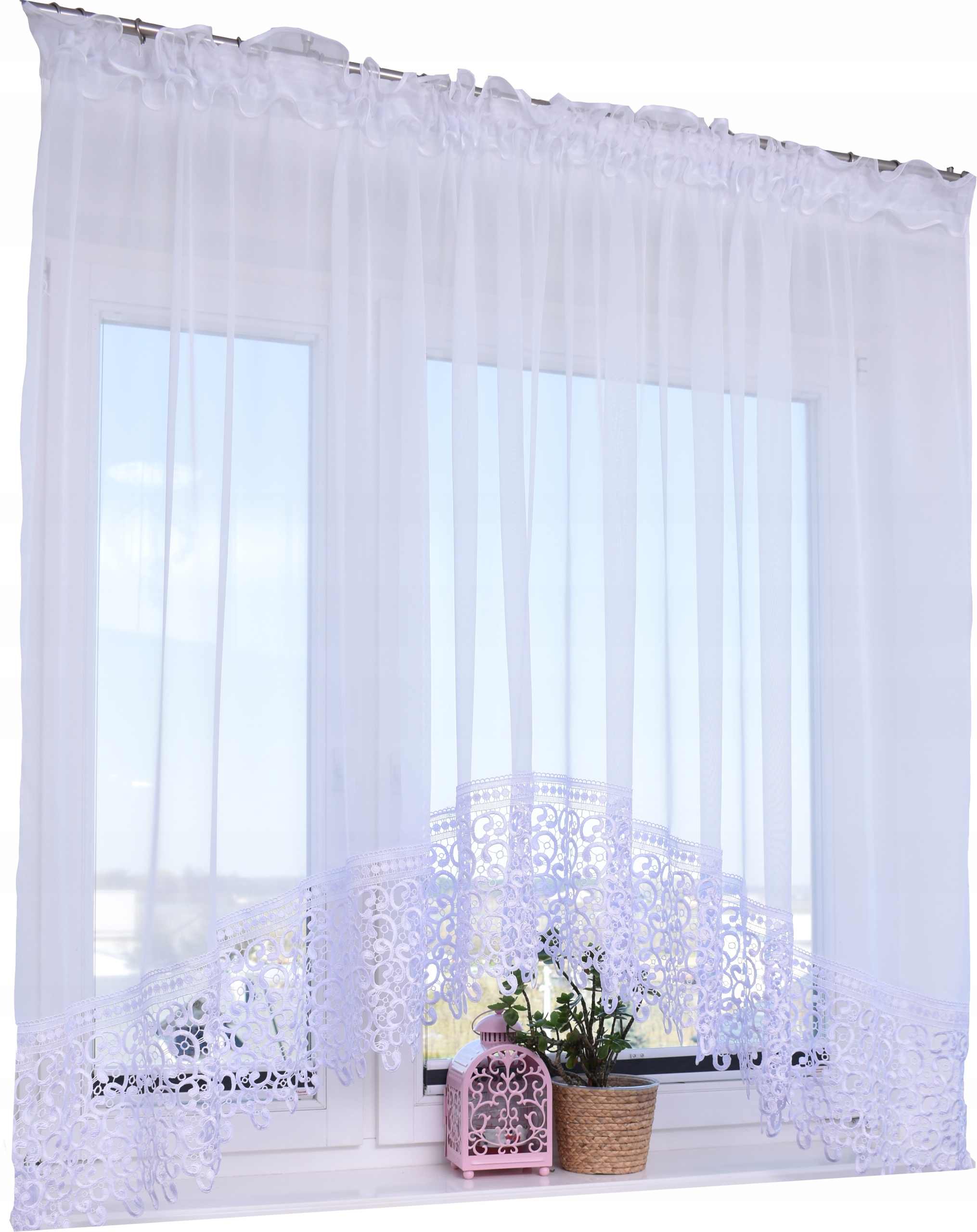

Firana Gotowa Łuk gipiura Woal 500x140