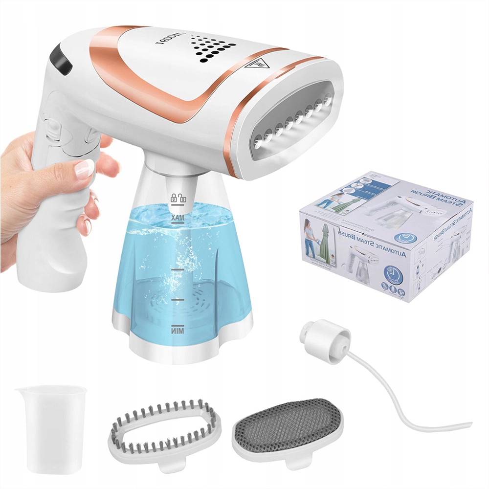 Napařovač Oděvů Žehlička Parní Steamer Parní Sada Akcesoria Klip 5V1