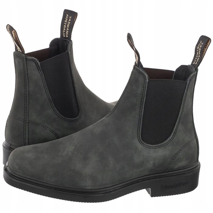 Kožené boty Blundstone 1308 Rustic Black, černé