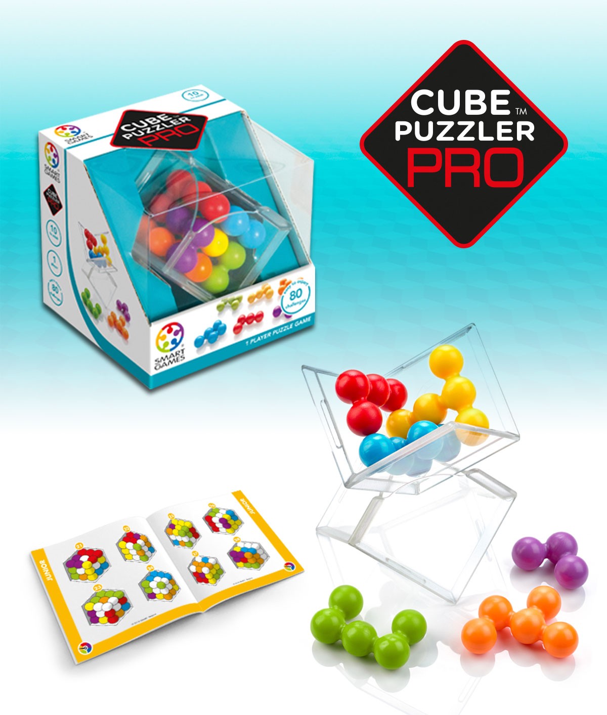 Smart Games kostka Logiczna Cube Puzzler Pro łamigłówka układanka