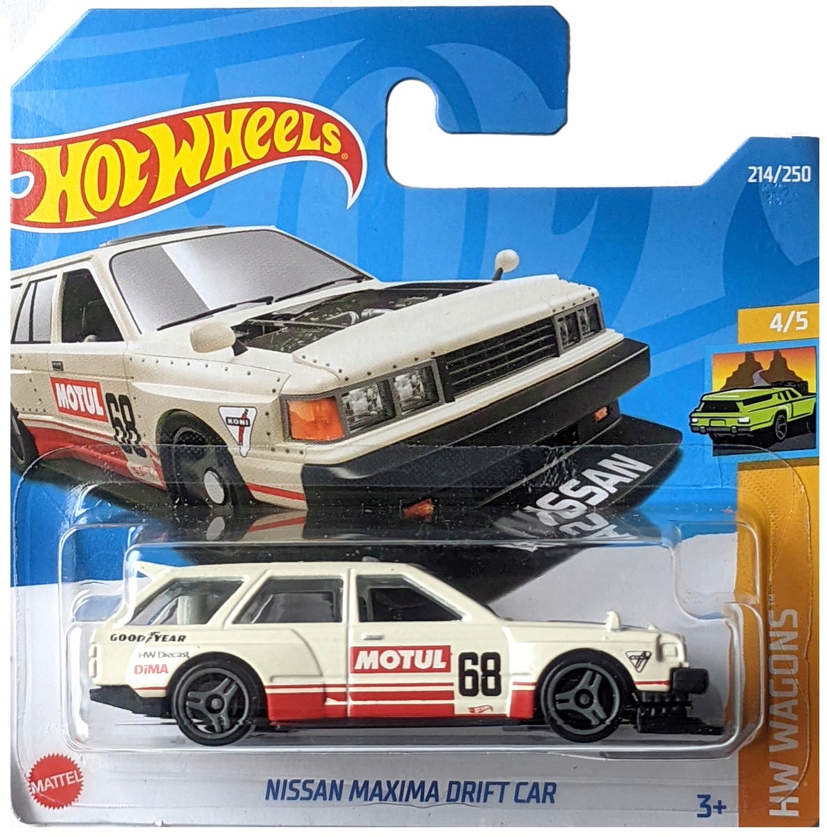 HOT WHEELS NISSAN MAXIMA DRIFT CAR HW WAGONS 4/5 1:64 NOWY !!!