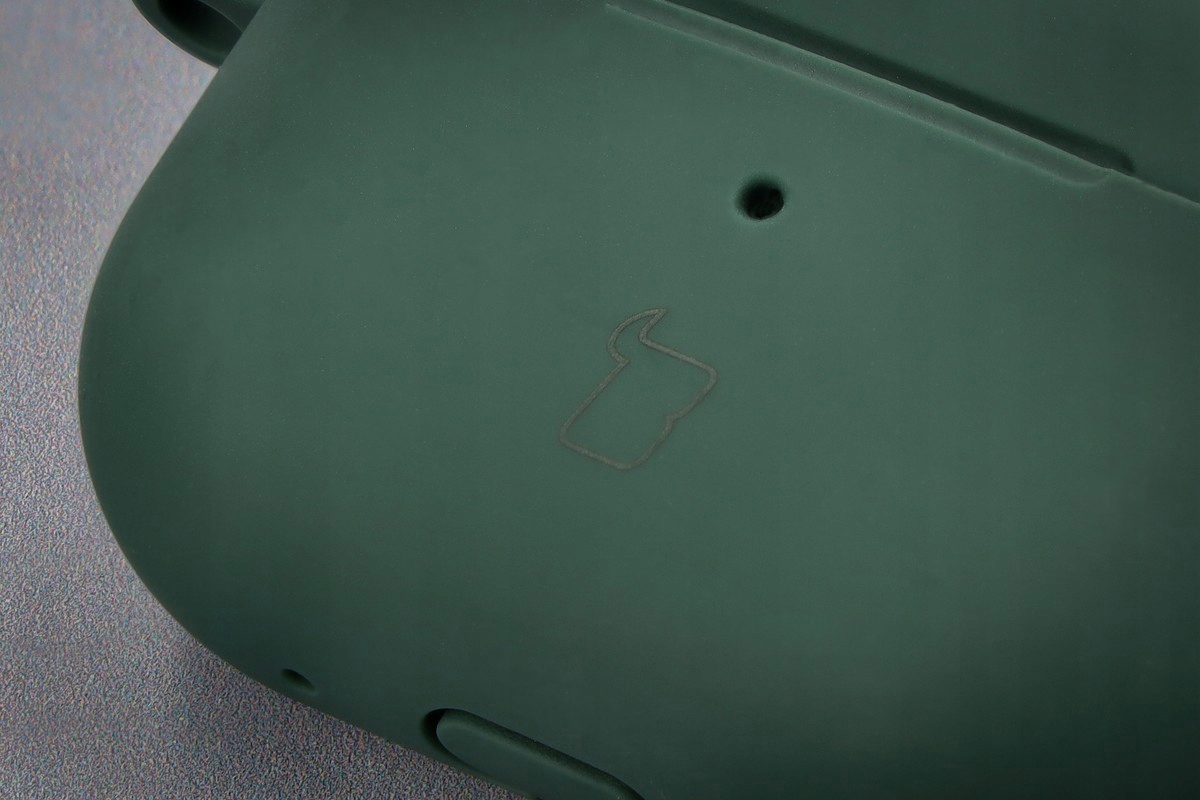 Silikonowa obudowa na słuchawki Bizon do AirPods 1/2, etui, wsuwka, case Model Headphone Clear