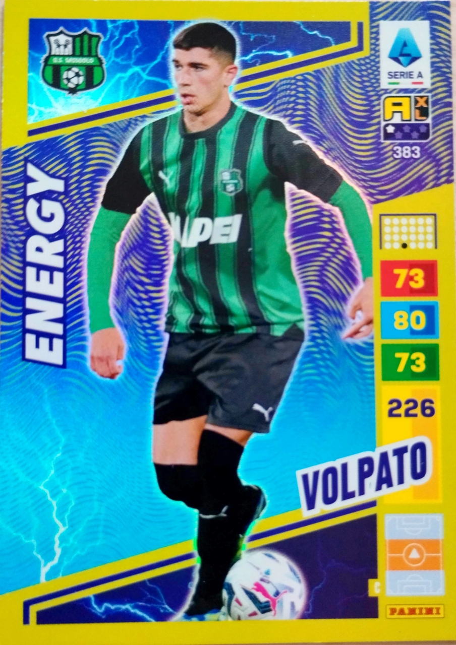 Panini Calciatori Liga Włoska 2023 2024 Energy 383 Volpato Sassuolo