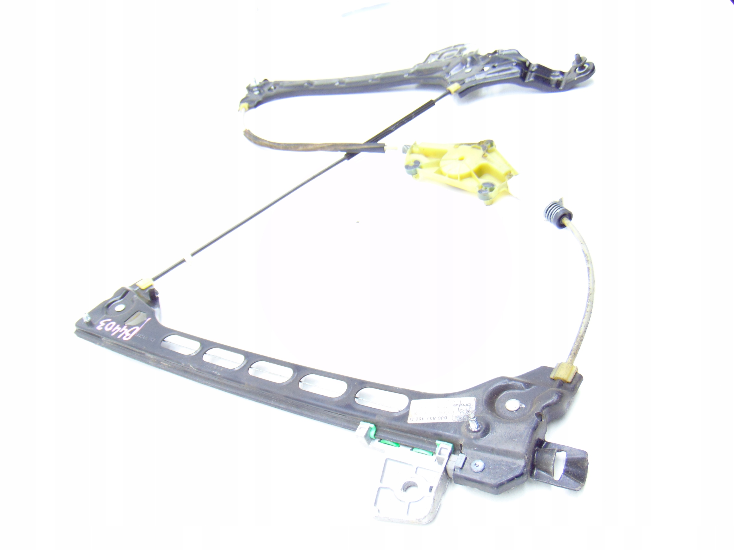 MECHANIZM PODNOŚNIK SZYBY PRAWY PRZÓD PRZEDNI AUDI TT 8J COUPE 8J0837462D Wersja Europejska