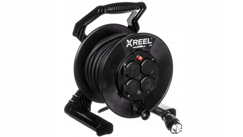 Przedłużacz bębnowy Xreel 20mb H05RR-F 3x2,5 IP54 4xGS 230V 92501H48223