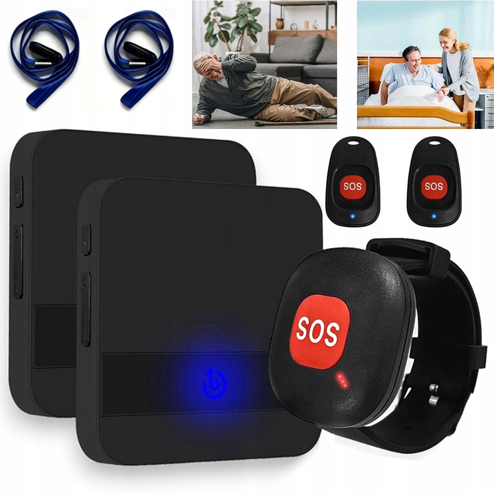 Alarm Pro Starší Nemocné, Tlačítko Přivolání Pomoci, Náramek,