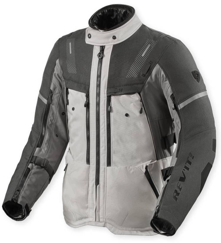 Rev'it Sand 5 H2O Silver Anthracite Pánska Motocyklová Bunda S