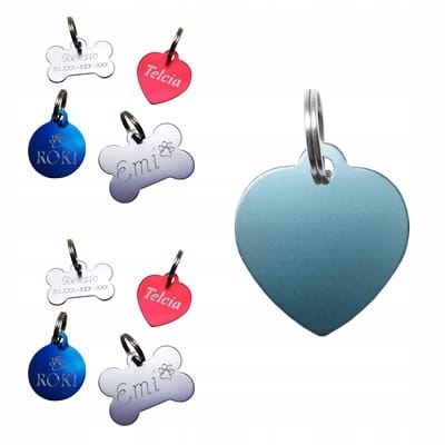 

Identyfikator dla psa kota Aluminium Grawer Gratis