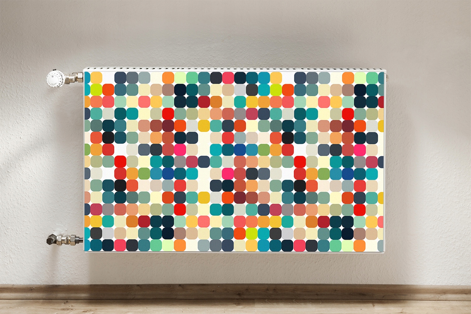 Na kaloryfer maskownica 100x60 Geometryczny wzór Grubość materiału 1 mm