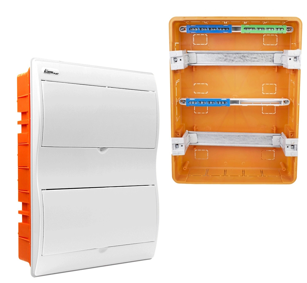 Elektrický modulární podomítkový rozvaděč 2x 12 RP-24/B N+pe IP40 Bílý