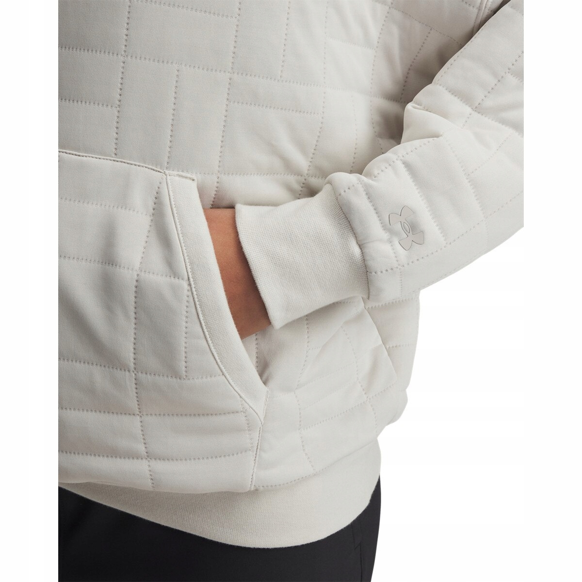 Under Armour Dámská mikina Under Armour Unstoppable Flc Txtr Hoodie-WHT