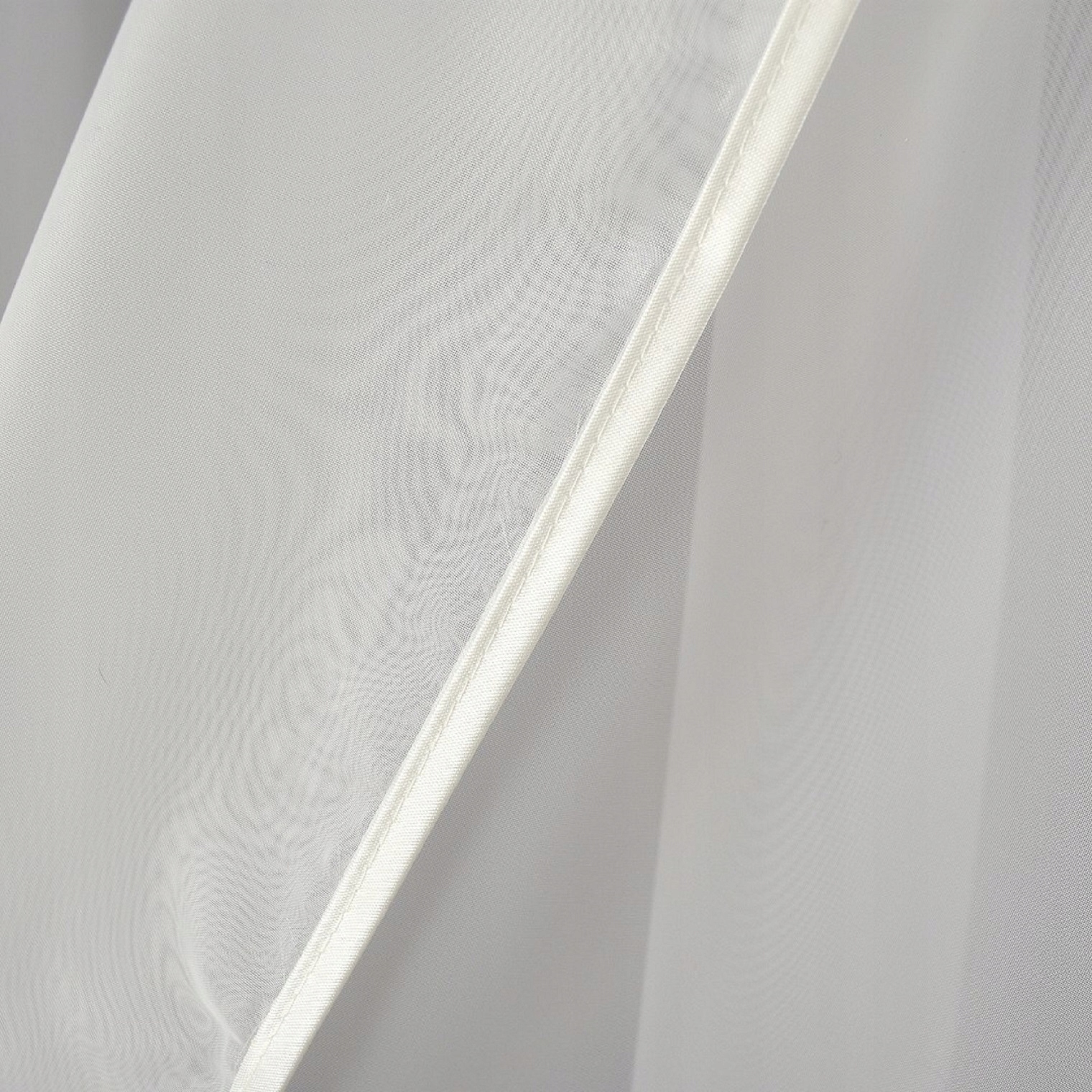 FIRANA GOTOWA Z GIPIURĄ 200x170 FIRANKA PROSTA GŁADKA FIRANY Z KORONKĄ Kolor biały