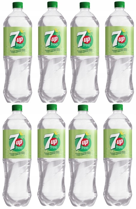8x 1,5L 7UP Free napój bez cukru Zgrzewka
