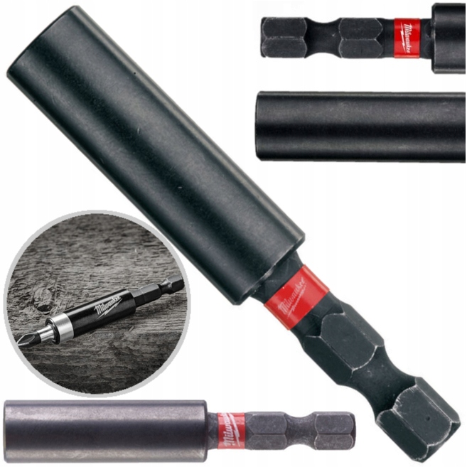 

Milwaukee Uchwyt magnetyczny do bitów 1/4 60mm