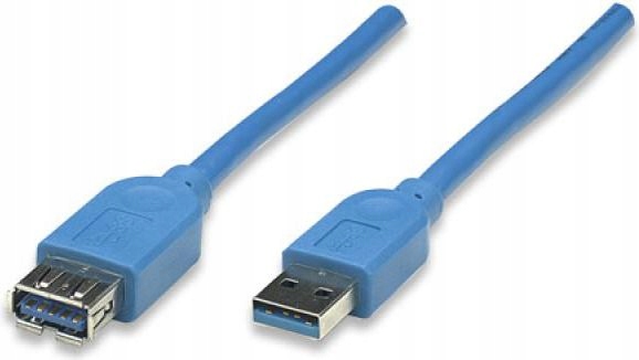 Kabel przedłużka USB Manhattan322379-CG USB3.2Gen1