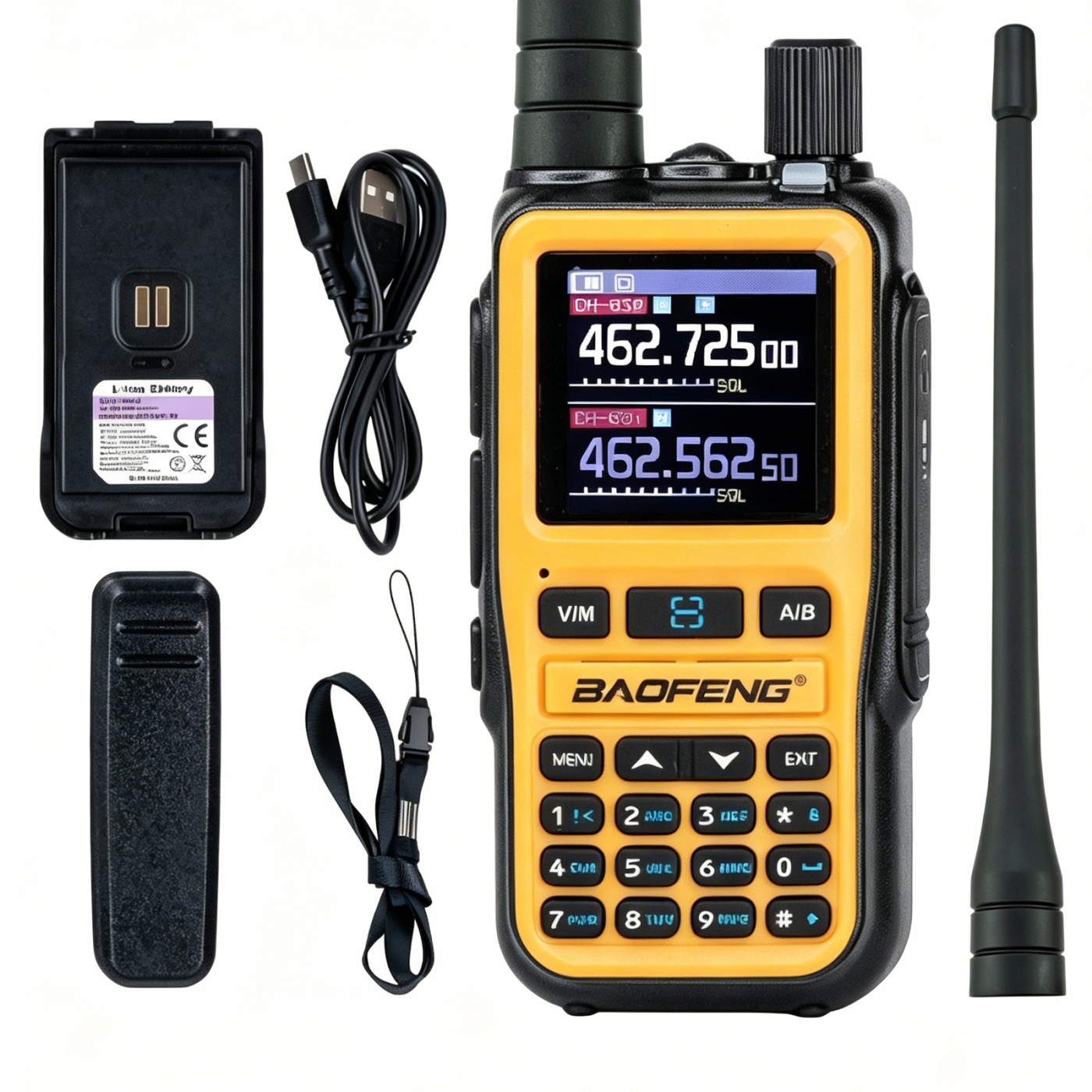 Vysílačka radiotelefon Baofeng UV-5R Eu Mini Vhf Uhf Letecké Pásmo