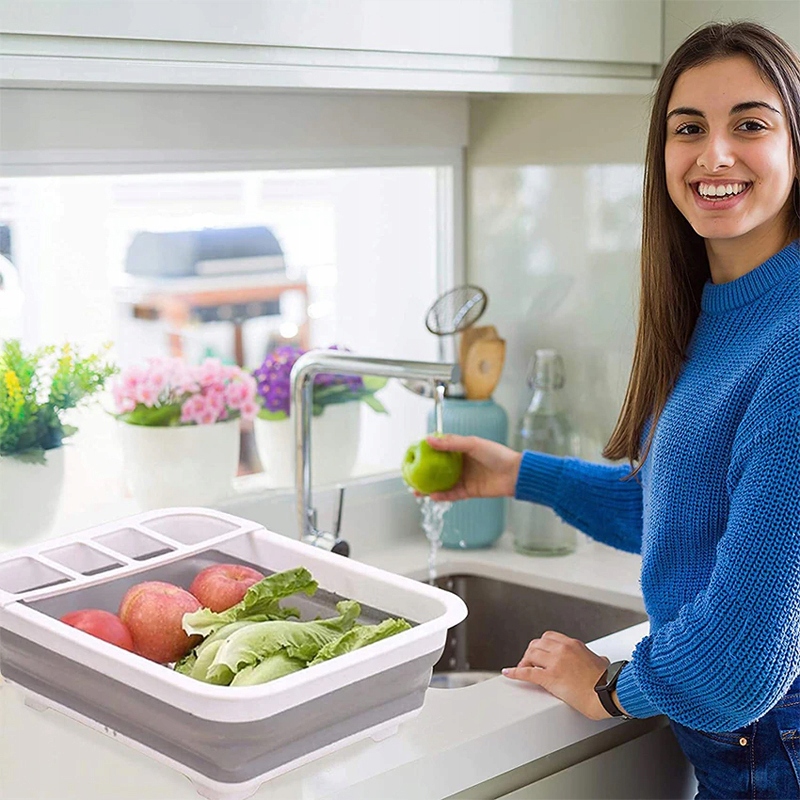 DUŻA SUSZARKA SILIKONOWA na NACZYNIA SZKLANKI XXL Kolor szary