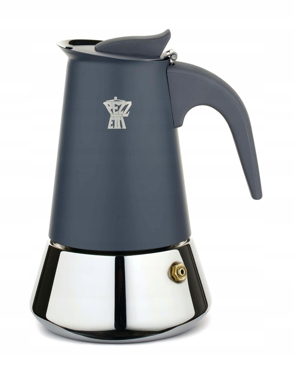Pezzetti Steelexpress Emaliowana kawiarka stalowa (4 filiżanki) Szary