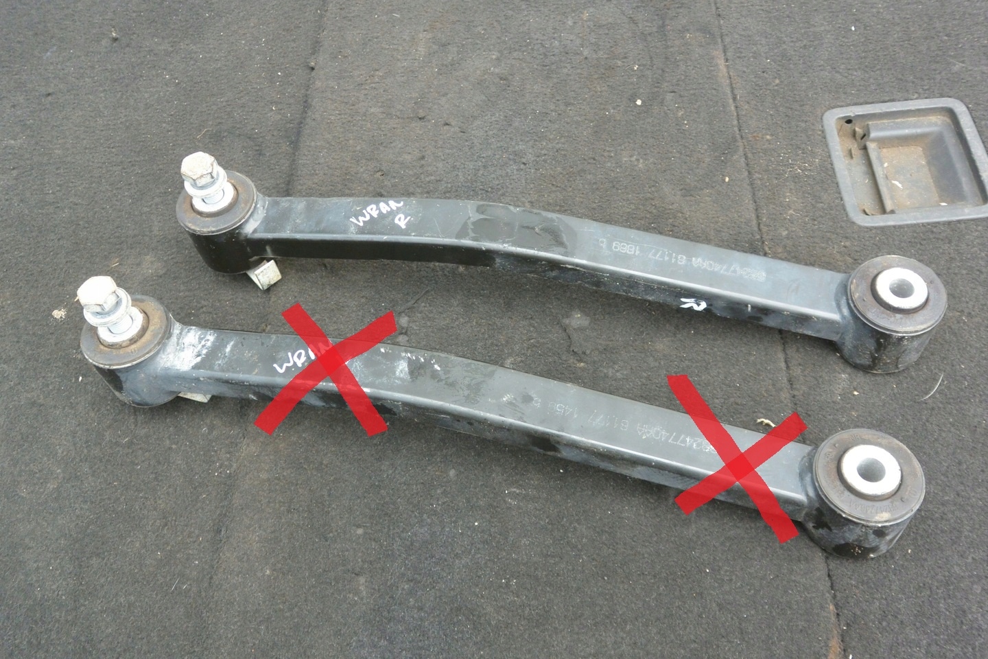 arm left right rear part upper JEEP WRANGLER JL 2017-2023