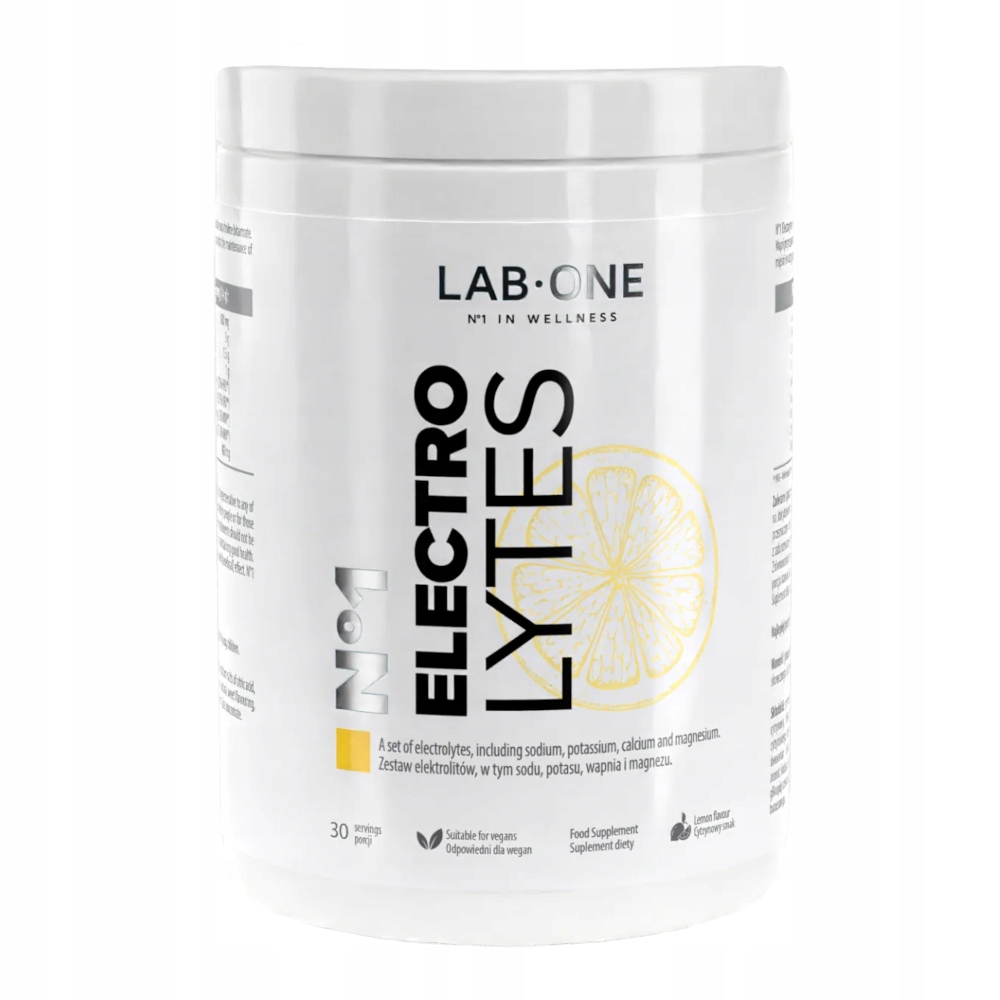 Lab One Electrolytes Elektrolyty Sodík draslík Citronová příchuť 420 g