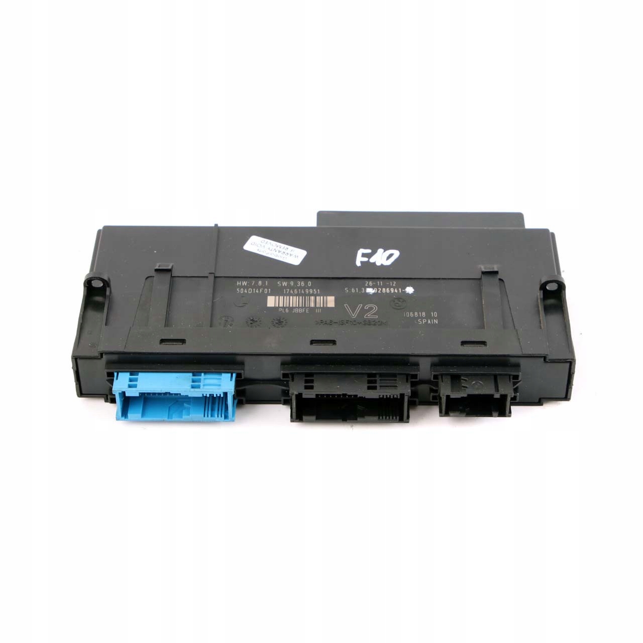 BMW F10 ECU module control unit Komfortu 9286941