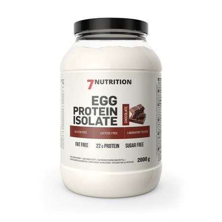 7NUTRITION Egg Protein Isolate 2000 G Proteinový Izolát Čistá Vejce Bez Laktózy