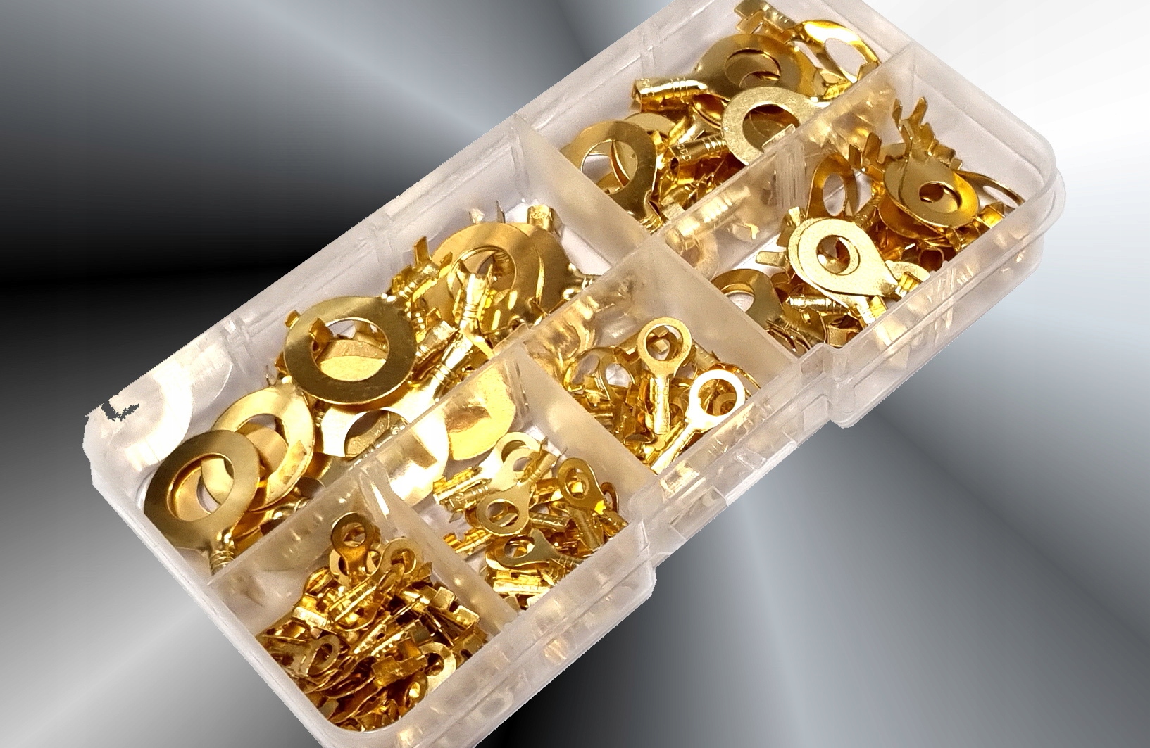 KONEKTORY OCZKOWE do PRZEWODÓW 3-10mm ZESTAW 150 Producent Inna