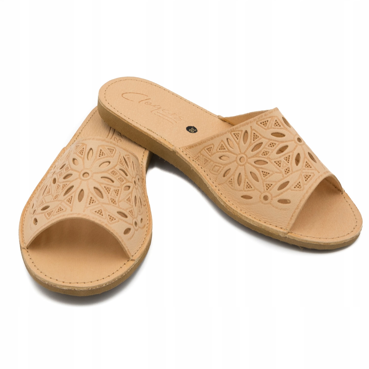 

Wygodne Skórzane Pantofle Kapcie Rozmiar 40 Eu